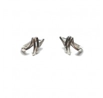 E000826 Genuine Sterling Silver Stylish Earrings Solid Hallmarked 925 Handmade